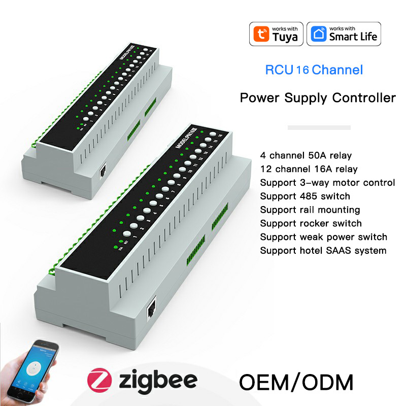 Tuya Smart - RSH Tuya ZigBee 16-kanaals 16A 50A