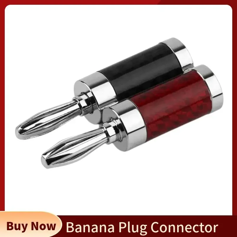 Shelly Plug - 4Mm Bananen Stekker Connectoren Mannelijke Audio