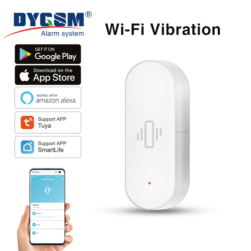 Home Assistant Tuya - Tuya WiFi-trillingssensor, gevoelige detectie, slimme waarschuwingen,