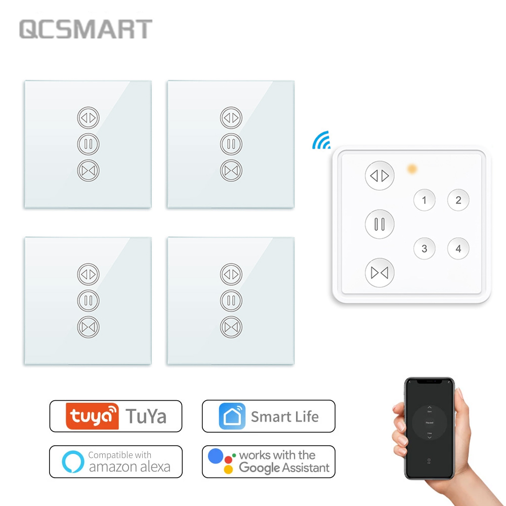 Tuya 4 Channel - Tuya Smart Leven Rf Wifi Gordijn