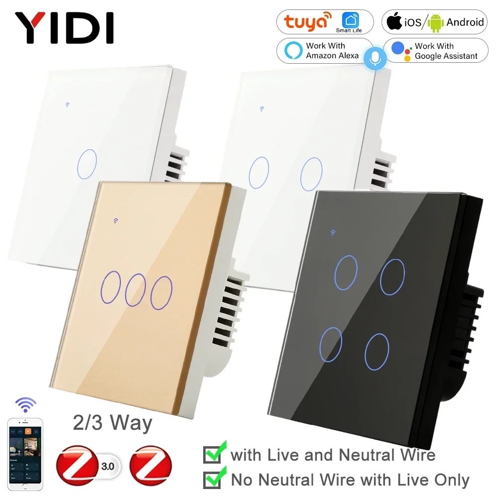 Tuya 4 Channel - Zigbee 1 2 3 4 Gang