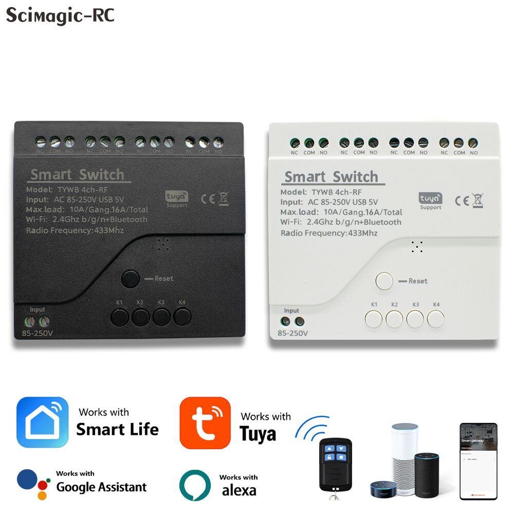 Tuya 4 Channel - 4CH Tuya Smart Wifi Schakelaar Module