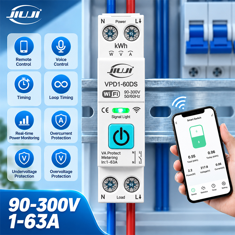 Smart Relay Tuya - Slimme WiFi DIN-rail schakelaar 1P Tuya