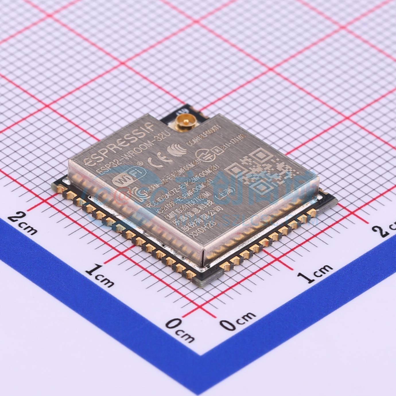 Smart Home Module Iot - 3 stks ESP32-WROOM-32U-N16 SMD 19.2x18mm ESP32-DOWD