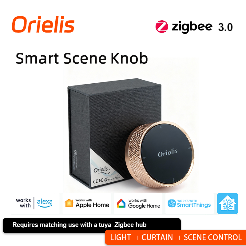 Smart Relay Tuya - ORIELIS Tuya Zigbee slimme scèneknopcontroller -
