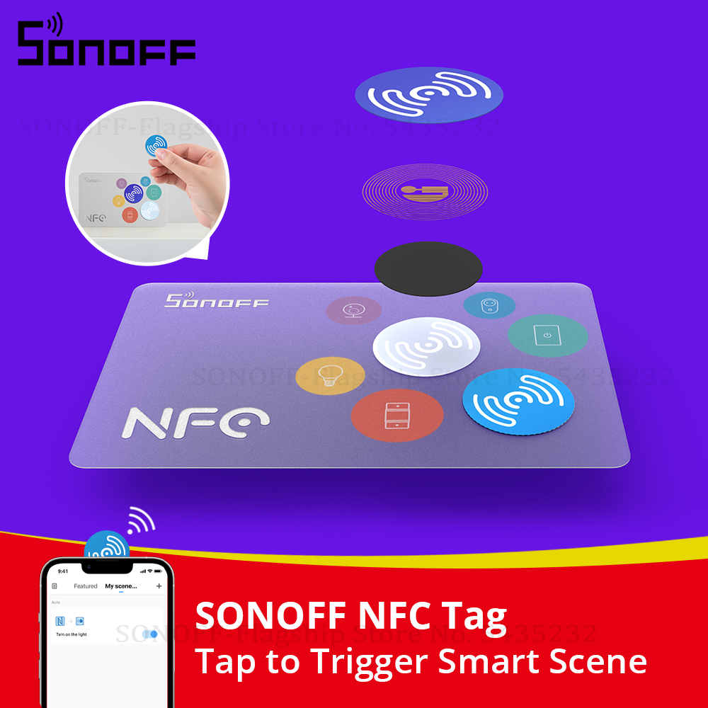 Sonoff - SONOFF NFC Tag Ntag215 Sticker 13,56MHz