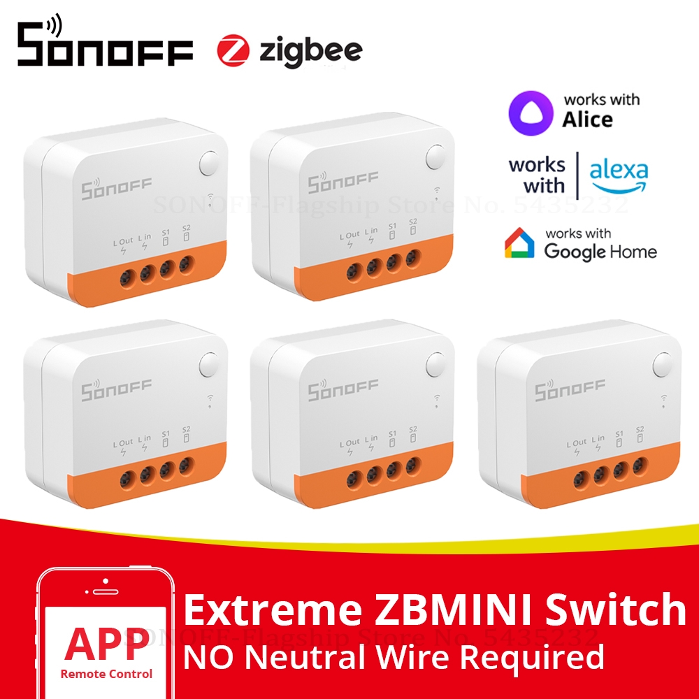 Sonoff Mini R4 - 1/3/5Pcs Itead Sonoff ZBMINI-L2 Zigbee Diy