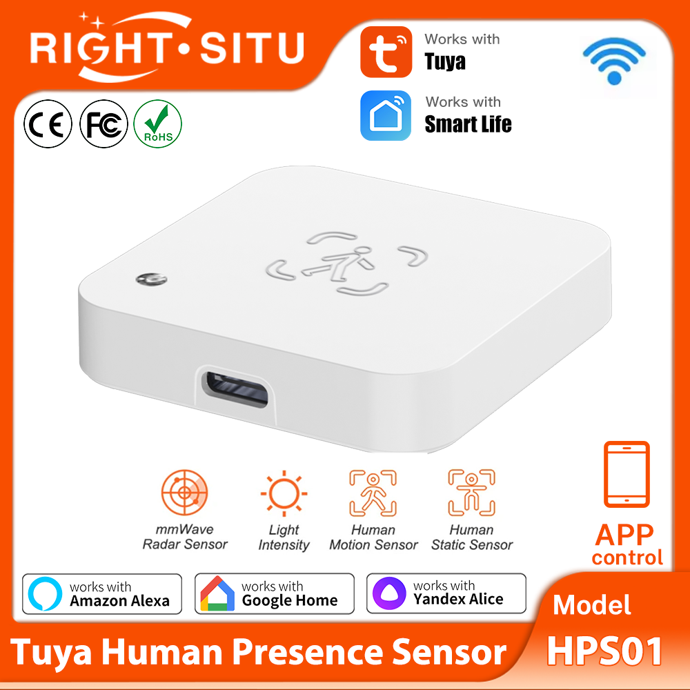 Tasmota - Tuya WiFi MmWave Radardetector Menselijke aanwezigheidssensor