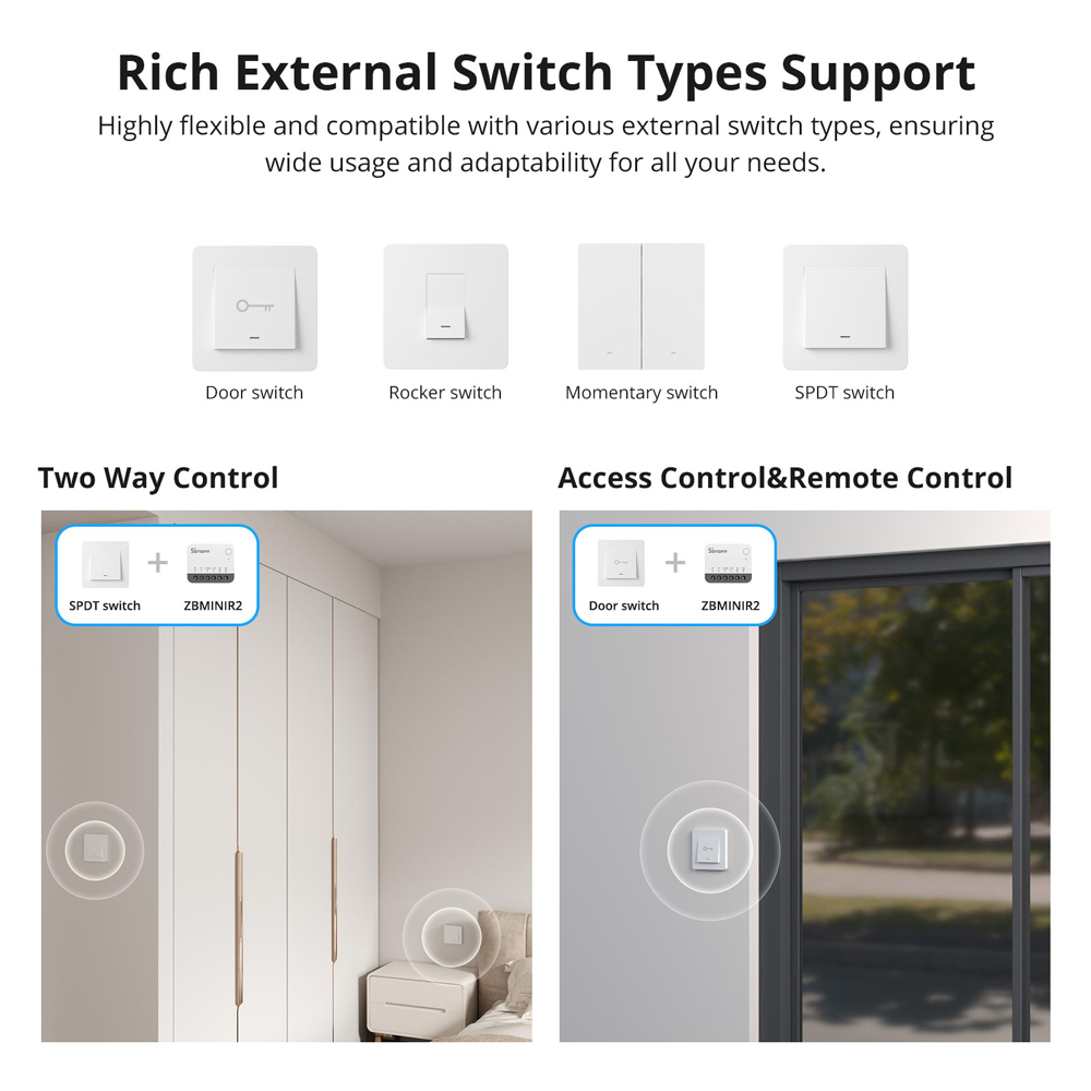 SONOFF ZBMINIR2 Zigbee Smart S - Sonoff Mini R4 recensie en prijs
