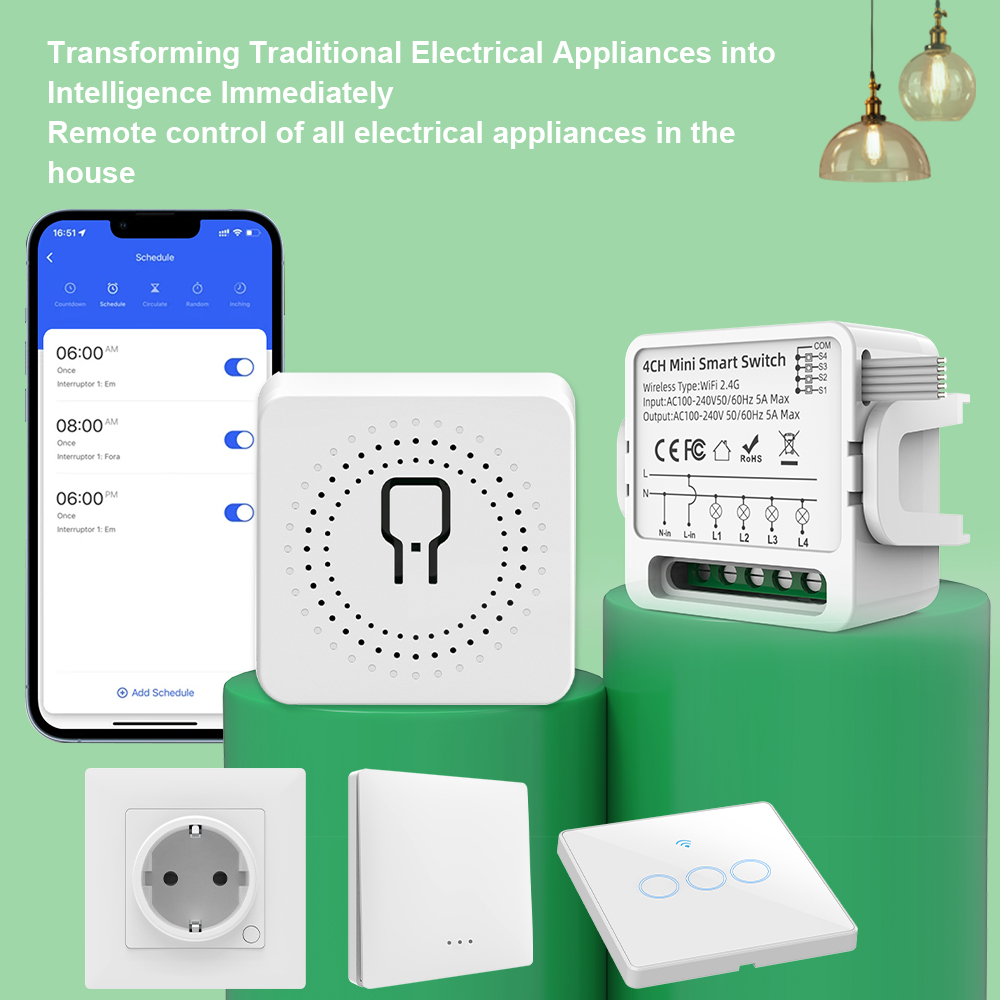 Tuya WiFi Smart Switch 1/2/3/4 - Smart Relay Tuya recensie en prijs