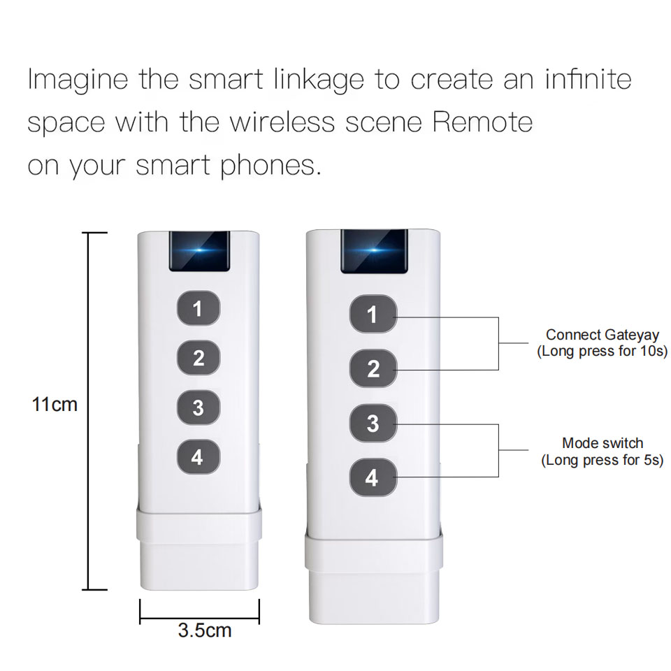 Tuya ZigBee Intelligente Scène - Tuya 4 Channel recensie en prijs