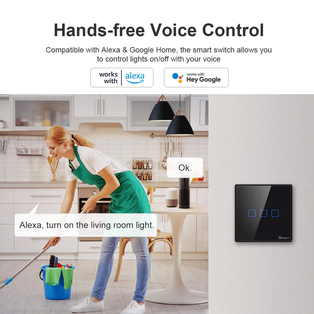 Sonoff T3EU Black Wifi Smart M - Sonoff Basic recensie en prijs