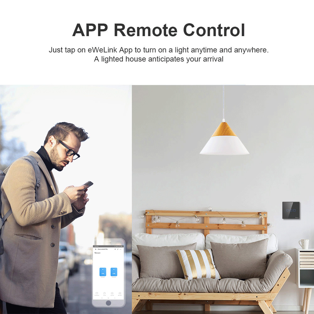 Sonoff T3EU Black Wifi Smart M - Sonoff Basic recensie en prijs