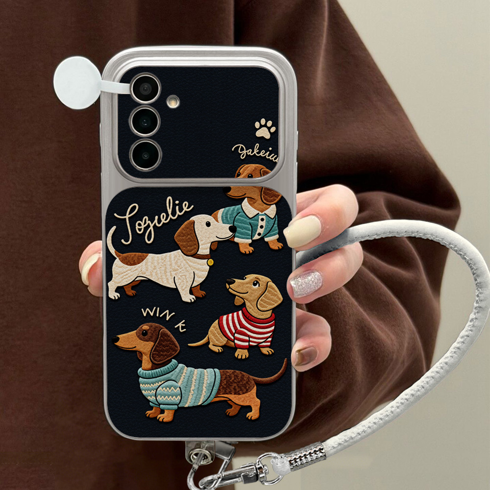 Cartoon Dachshund Telefoonhoes - Shelly recensie en prijs