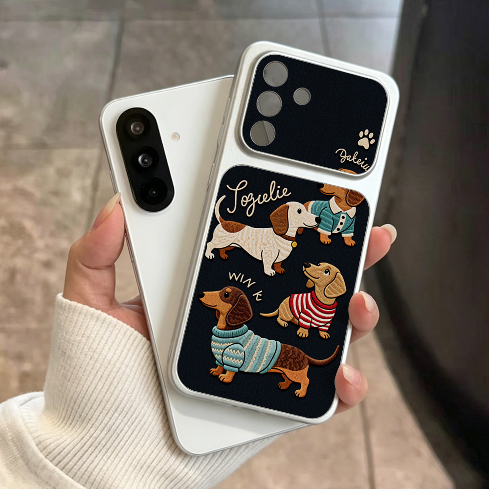 Cartoon Dachshund Telefoonhoes - Shelly recensie en prijs