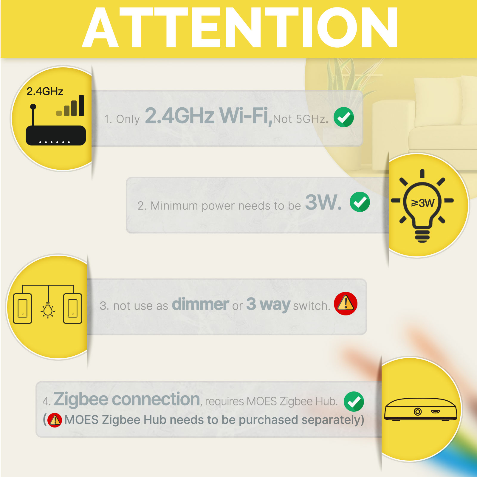 MOES US Standaard Zigbee Slimm - Smart Relay Tuya recensie en prijs