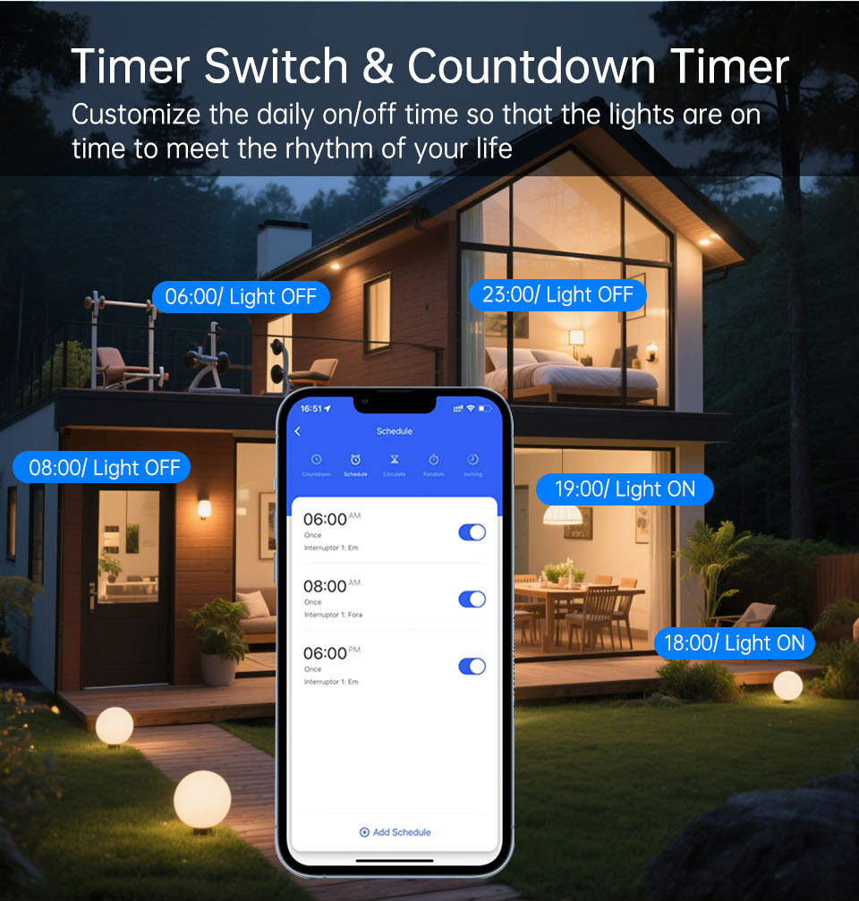 WiFi RF 433MHz Touch Wandlamp  - Smart Relay Tuya recensie en prijs