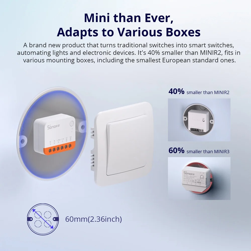 Sonoff Mini R4 Extreme, Sonoff - Sonoff Mini R4 recensie en prijs