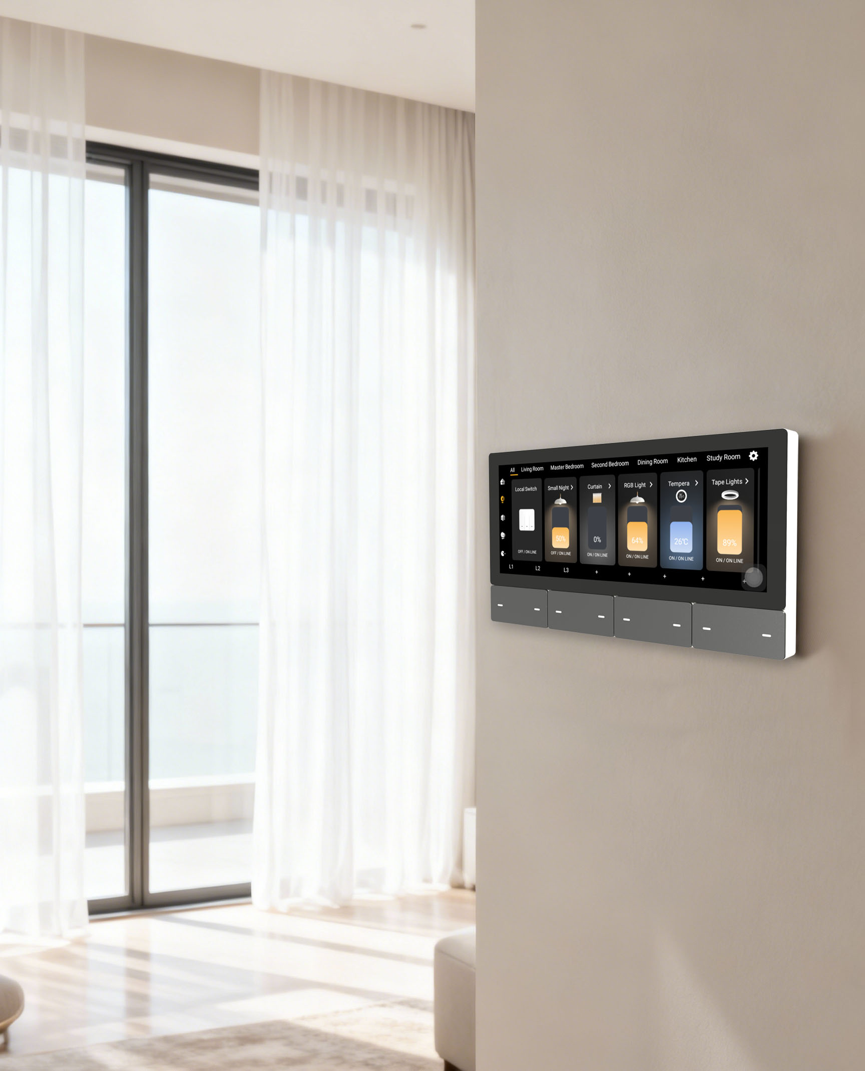 F5 Tuya UK Touchscreen Muzieks - Tuya Smart recensie en prijs