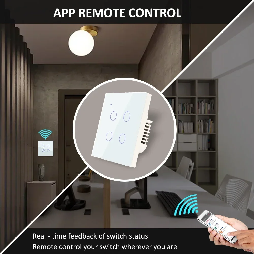 Zigbee 1 2 3 4 Gang Met Geen N - Tuya 4 Channel recensie en prijs