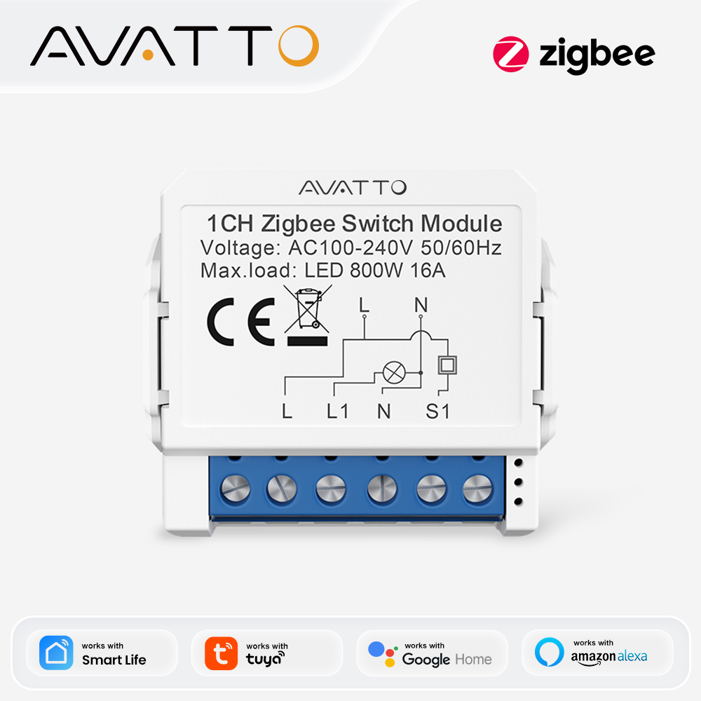 AVATTO ZigBee Tuya 1/2/3/4 Gan - Tuya 4 Channel recensie en prijs