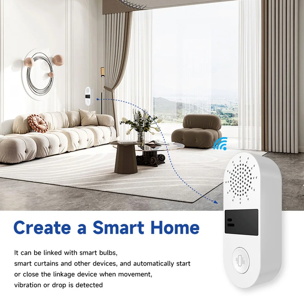 Tuya WiFi-trillingssensor - 13 - Home Assistant Tuya recensie en prijs