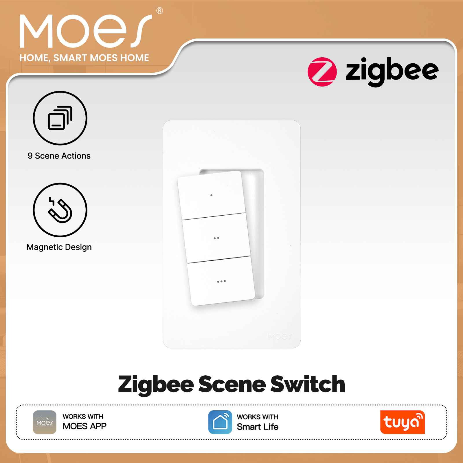 MOES Tuya Zigbee Smart Wireles - Smart Relay Tuya recensie en prijs