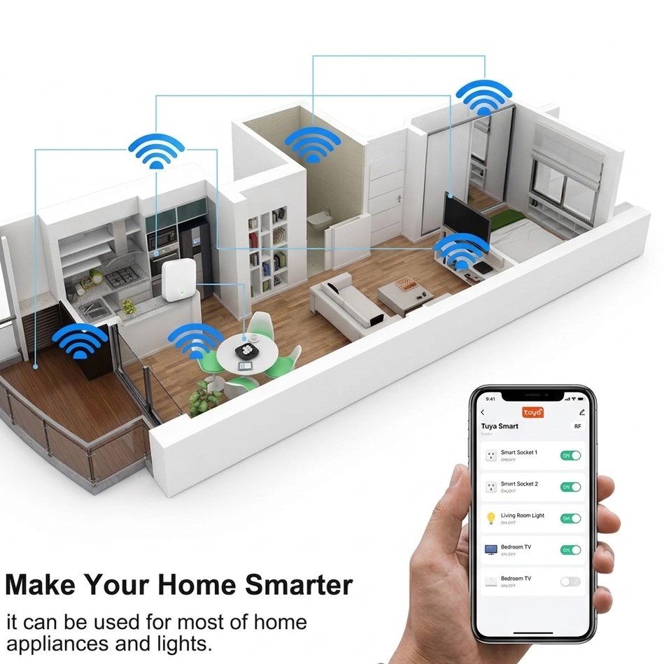 1/4 Kanaals Smart Relay Board  - Tuya 4 Channel recensie en prijs