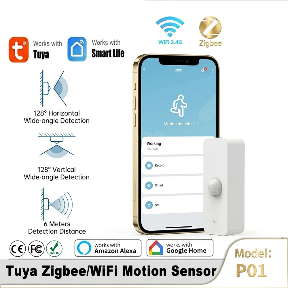 Slimme PIR-bewegingssensor WiF - Home Assistant Tuya recensie en prijs