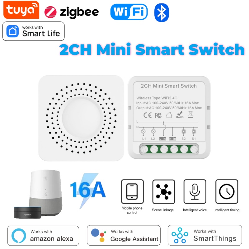 Tuya Mini Smart Switch WiFi 1- - Home Assistant Tuya recensie en prijs