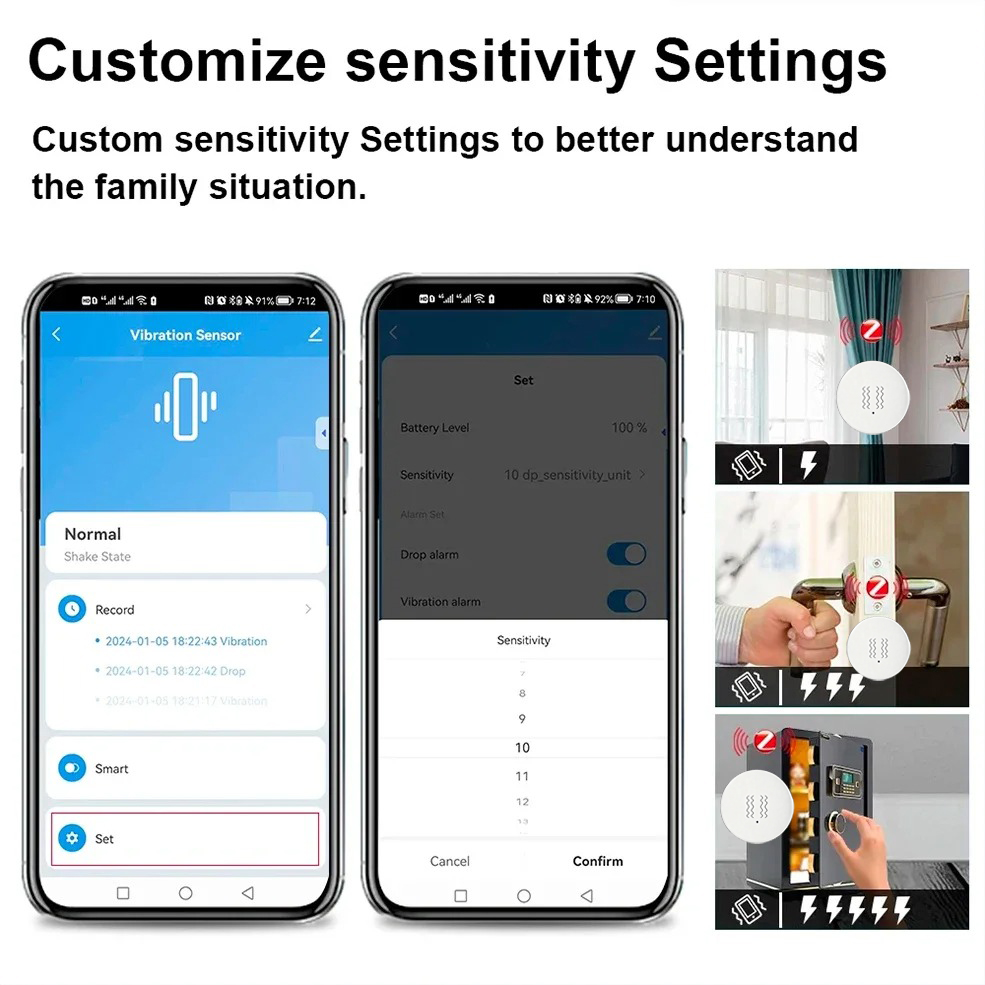 Tuya ZigBee Smart Vibration &  - Home Assistant Tuya recensie en prijs