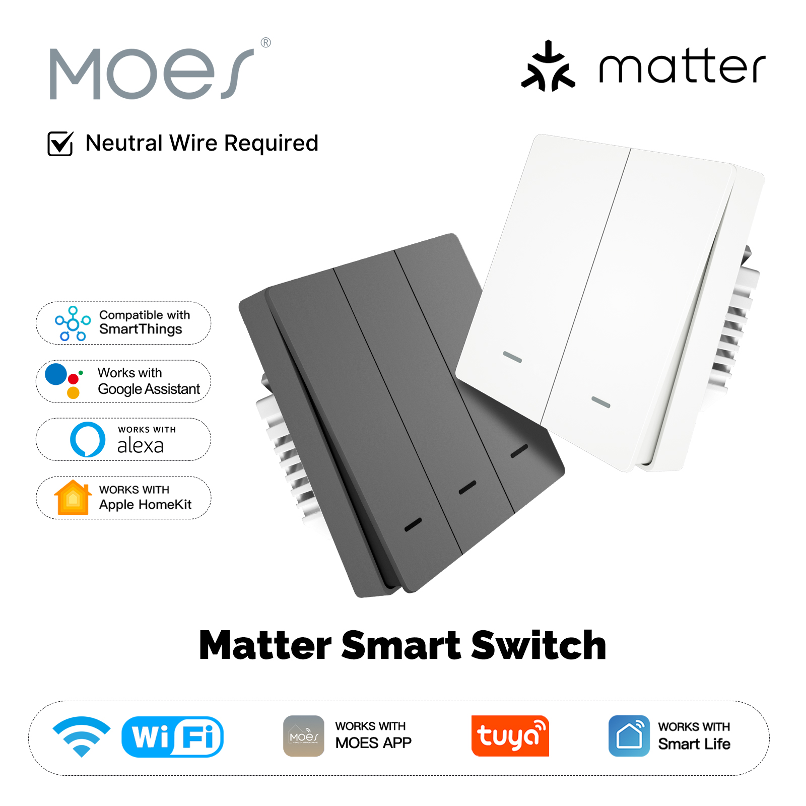 MOES Matter Tuya WiFi Smart Li - Smart Relay Tuya recensie en prijs