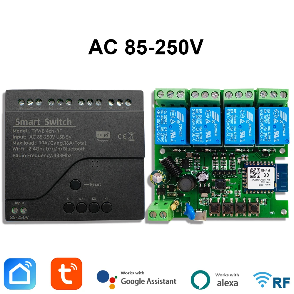 Tuya AC 85-250 V 4 Kanaals Wif - Sonoff Mini R4 recensie en prijs