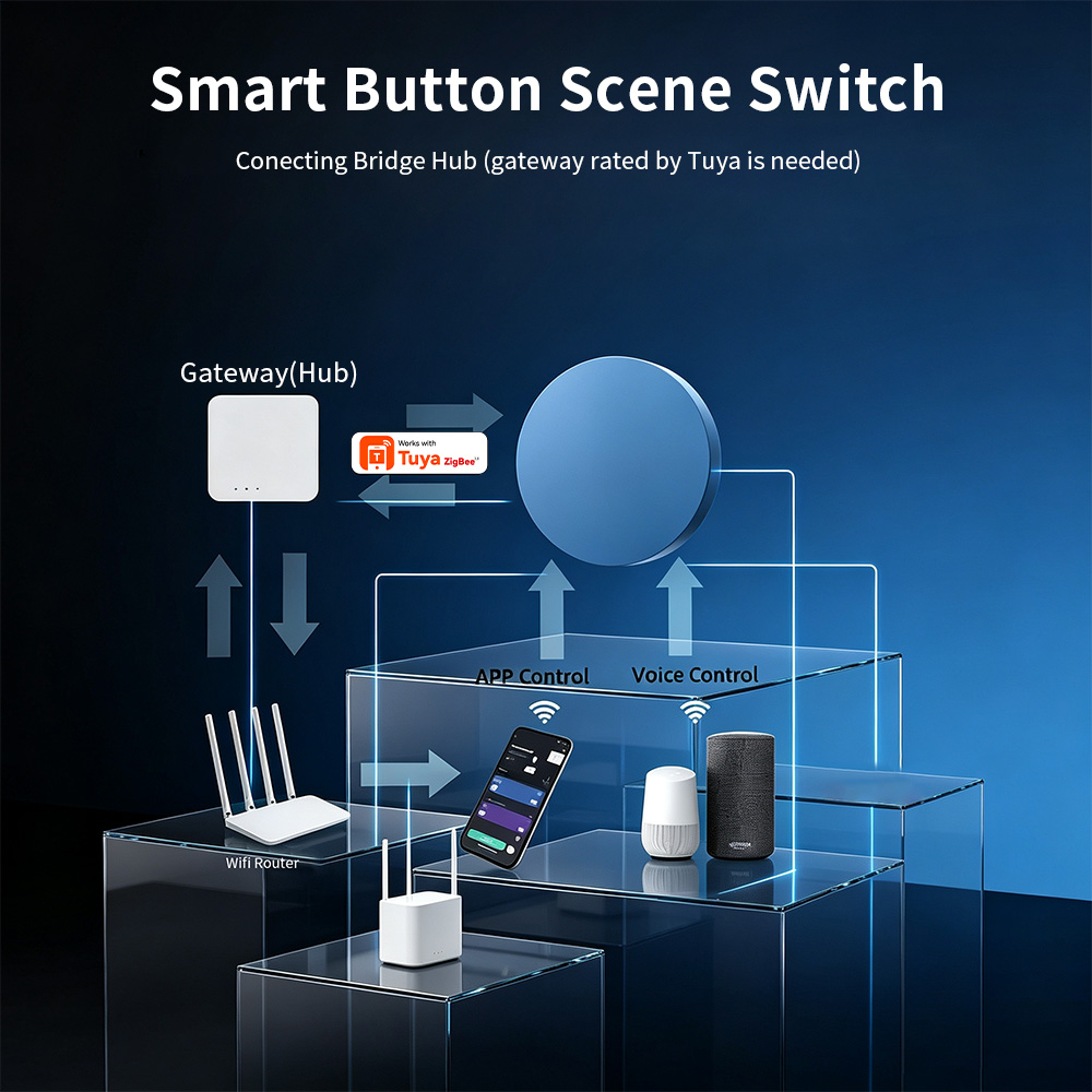 Zigbee Smart Scene Drukknop Co - Home Assistant Tuya recensie en prijs