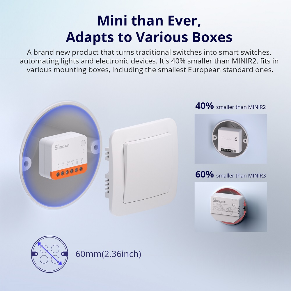 Sonoff Mini R4 Extreme Wifi Sm - Sonoff recensie en prijs